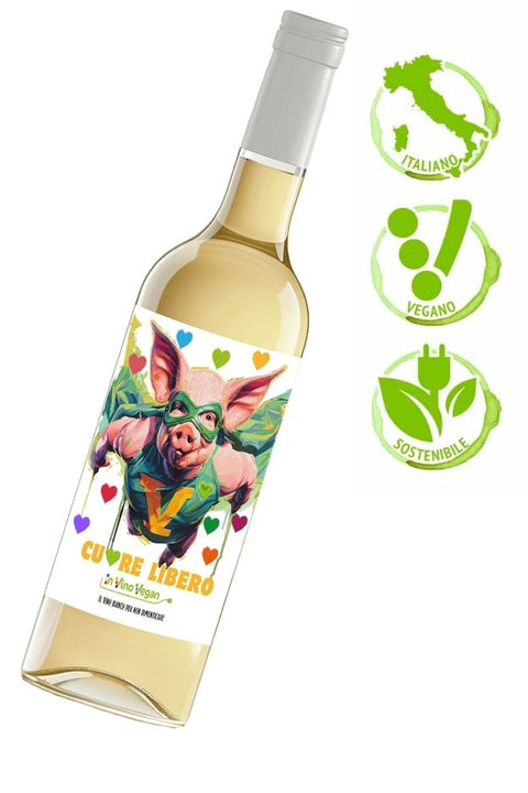 Cuore Libero Bianco è il vino vegan da bere per non dimenticare 
