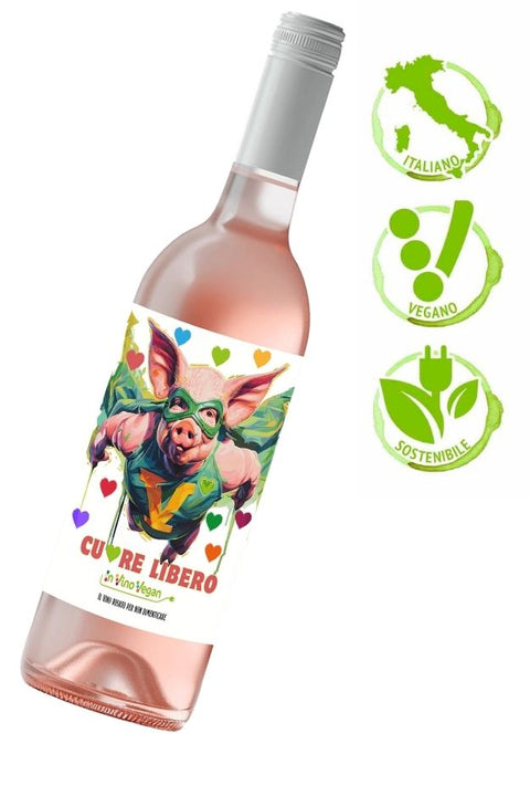 Cuore Libero Rosato il vino vegan per   non dimenticare mail il  20 settembre