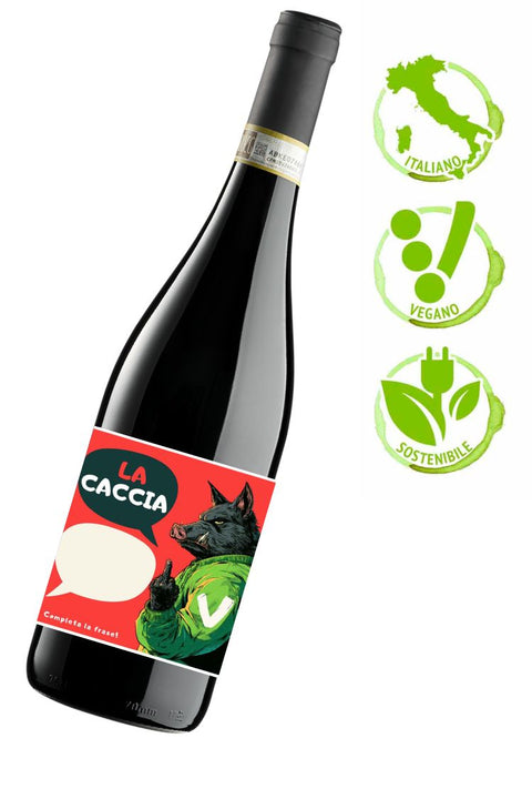 la caccia vino vegano che brinda all'abolizione della caccia