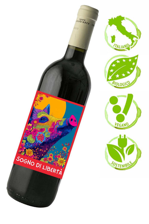 sogno di libertà vino rosso toscano bio e vegan 