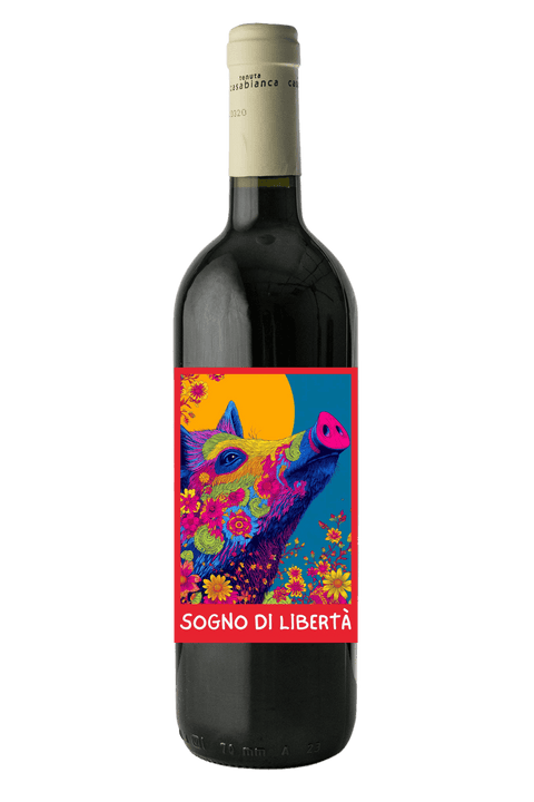sogno di libertà  vino rosso toscano bio e vegan